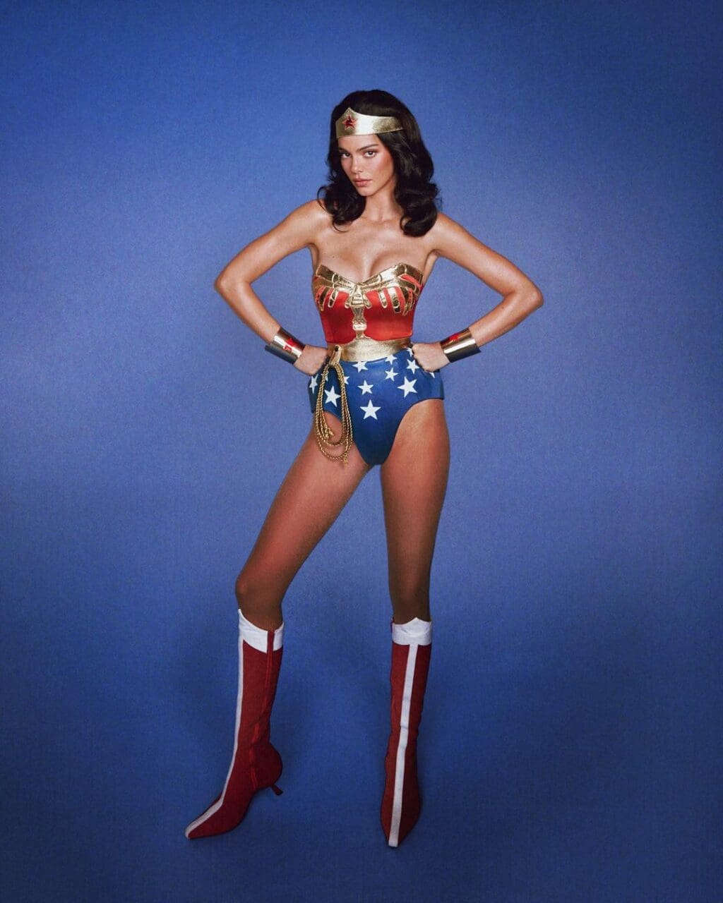<strong> 1 November, 2023</strong> Kendall Jenner as Wonder Woman