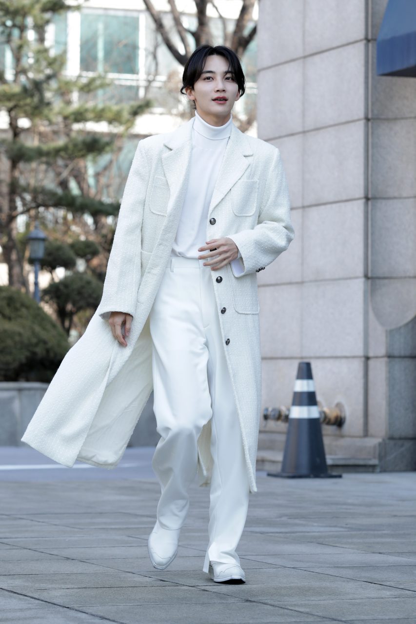 SEOUL, SOUTH KOREA - MARCH 03: JeongHan of Boy band Seventeen is seen at the ACQUA di PARMA pop-up store opening at Galleria Department Store on March 03, 2023 in Seoul, South Korea. (Photo by Han Myung-Gu/WireImage)