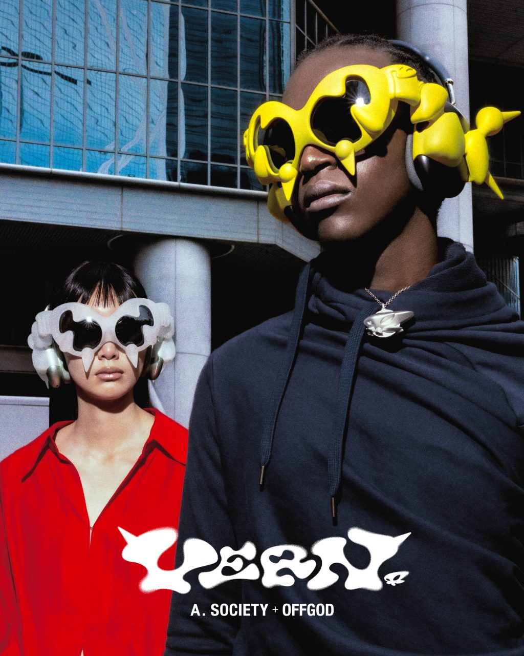 本地新晉創意眼鏡品牌 A. SOCIETY 聯乘新銳藝術家 OFFGOD 推出合作膠囊系列