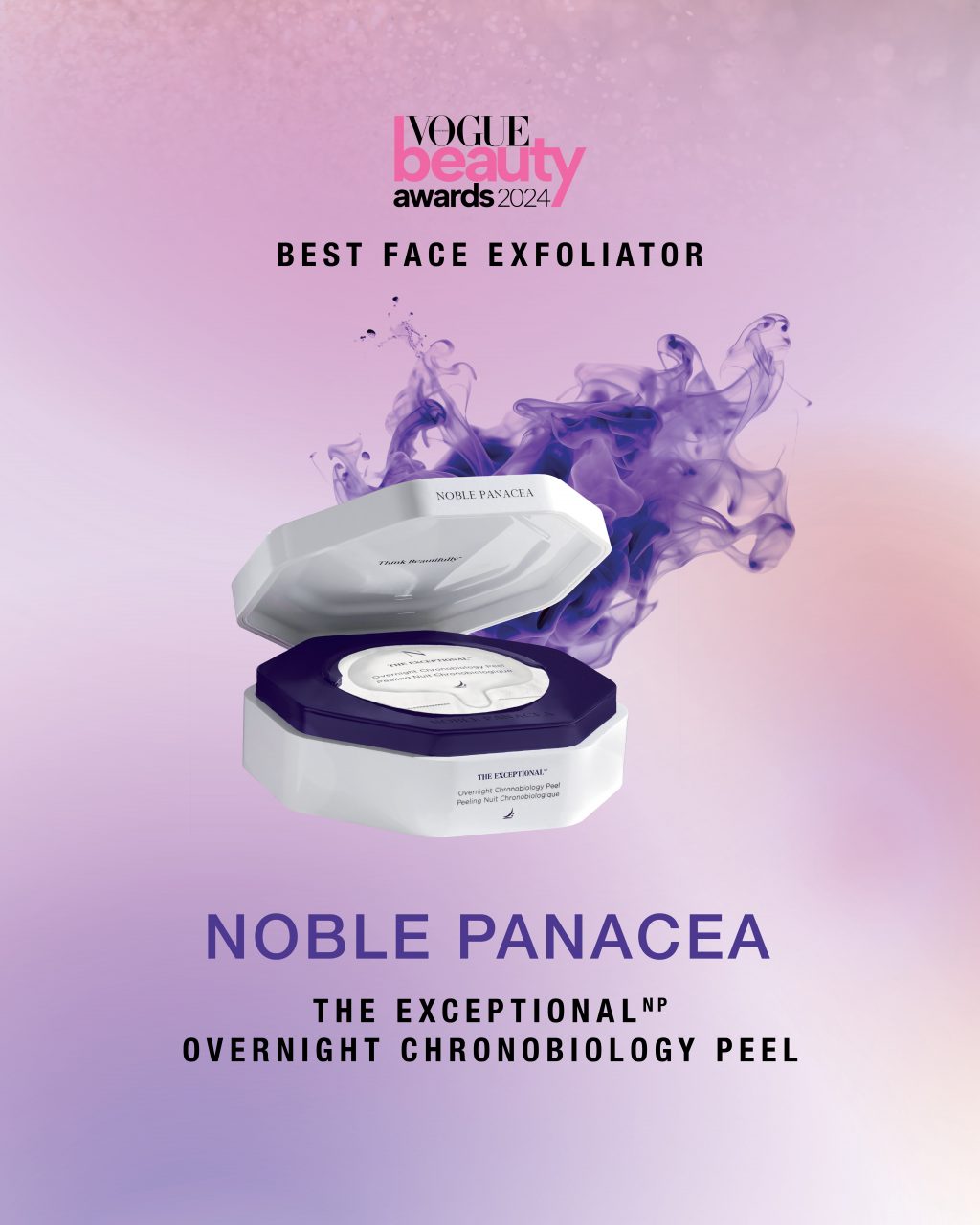 Best Face Exfoliator：Noble Panacea 時光煥顏睡眠去角質精華以 OSMV™️ 技術來釋放活性成分