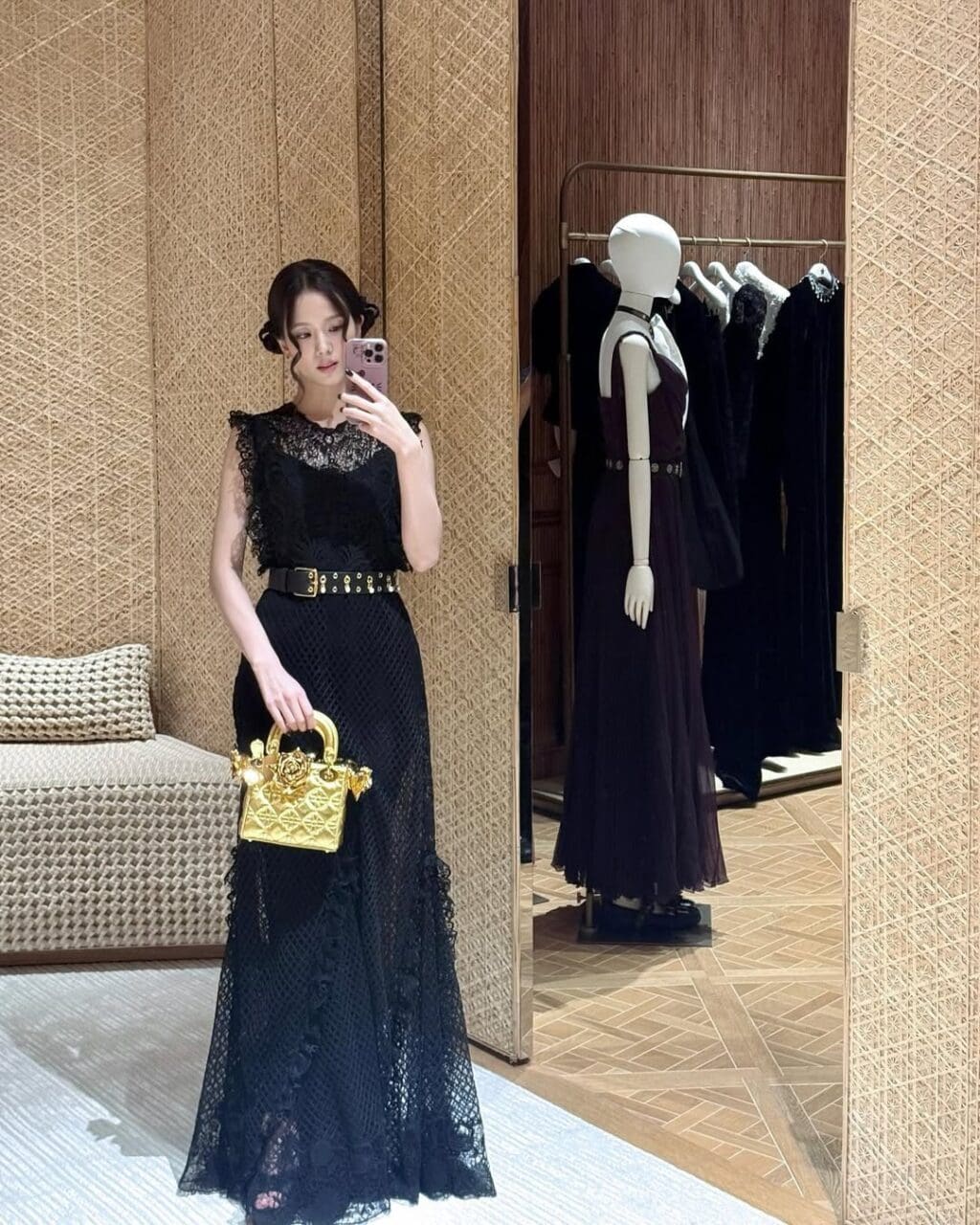 <strong> December 7, 2024 </strong> in Bangkok wearing Dior