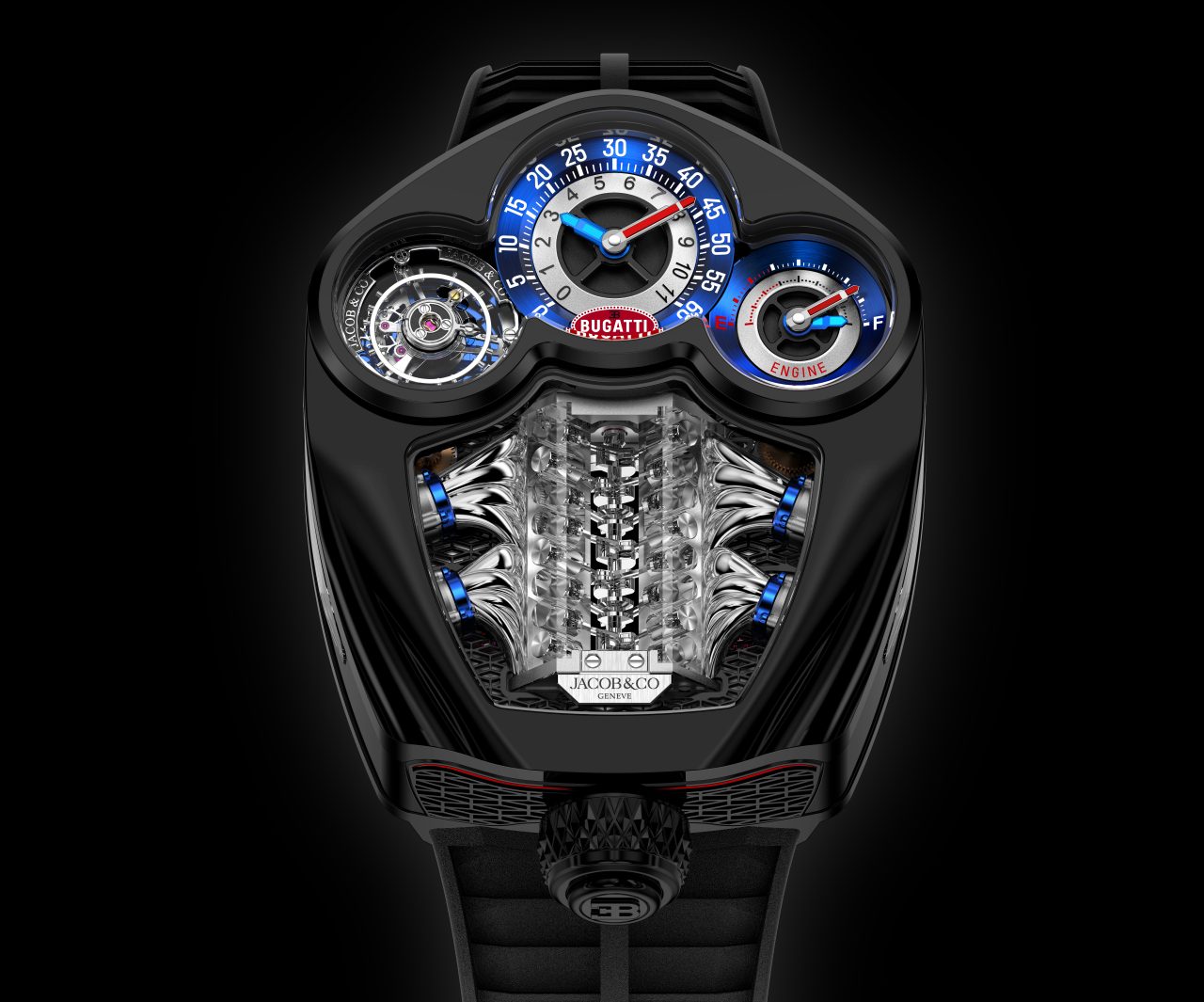 將奢華與工藝推向極致，Jacob & Co.與Bugatti再度聯手推出Tourbillon陀飛輪腕錶