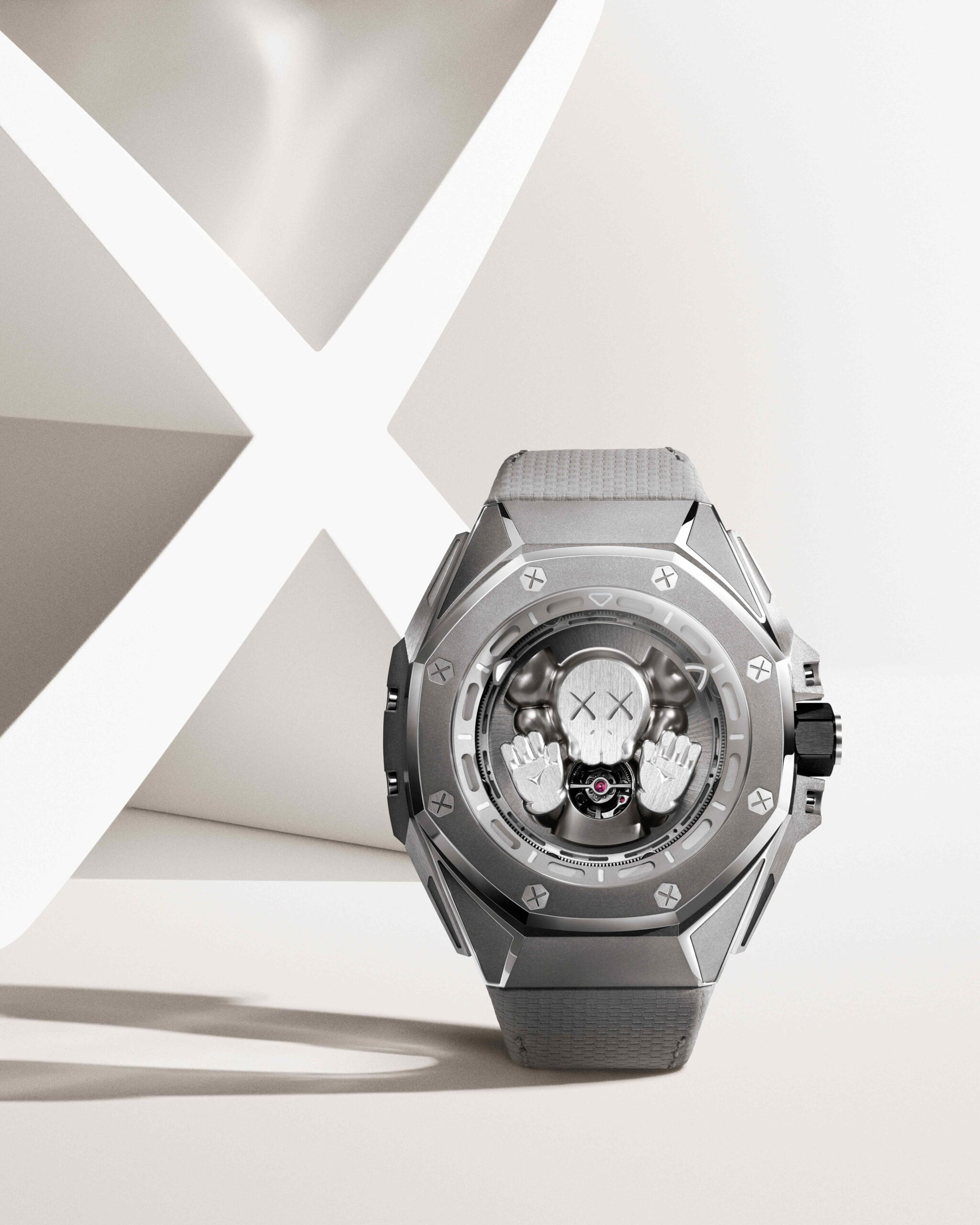 Audemars Piguet與Kaws重磅聯乘曝光,以鈦金屬打造Companion,創新外緣時間顯示!