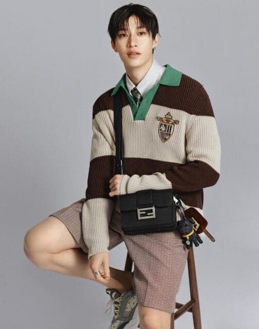 Stray Kids隊長Bang Chan成為Fendi最新品牌代言人,將品牌的設計和美學完美融入個人風格