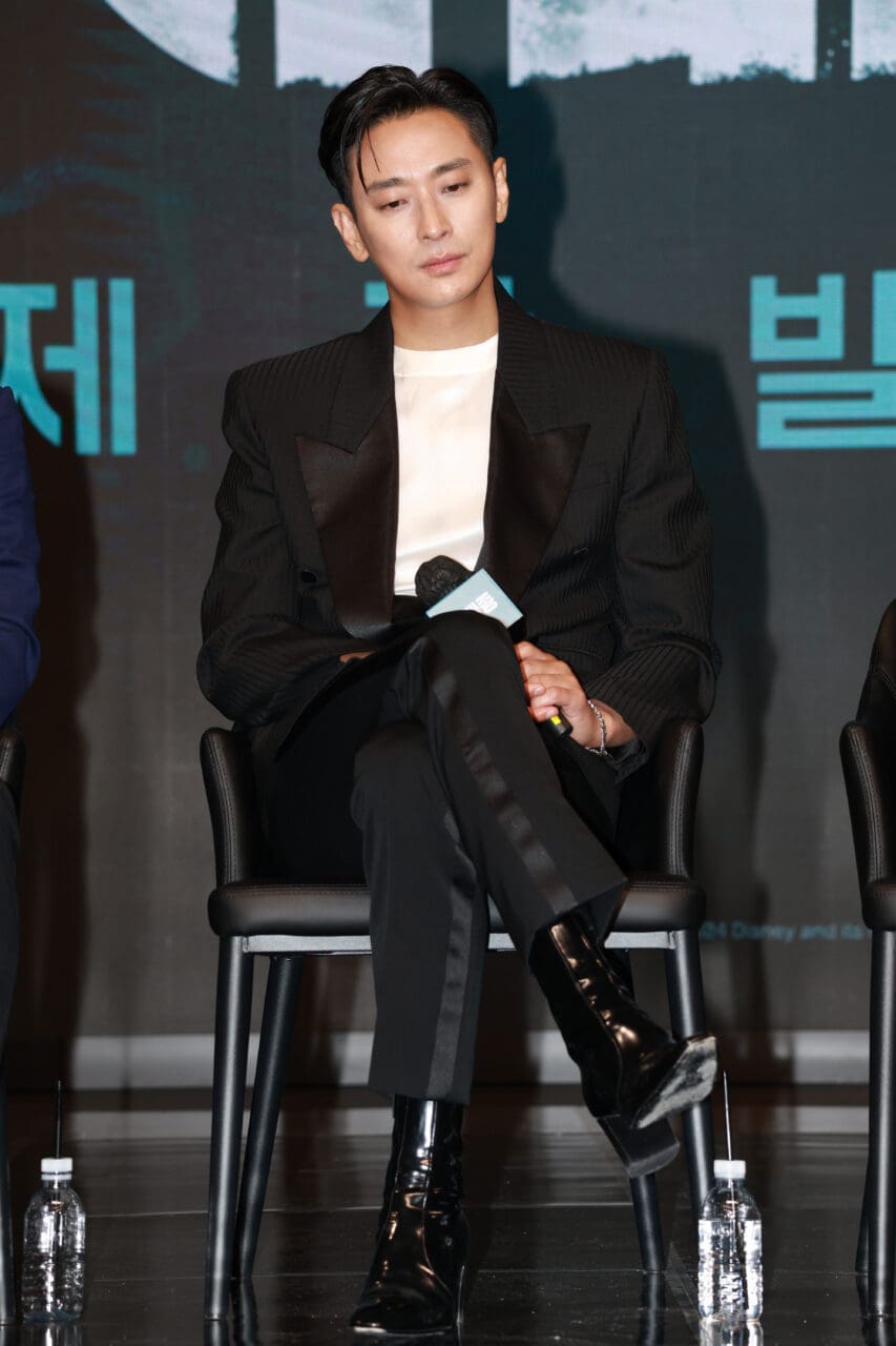 SEOUL, SOUTH KOREA - April 08: Actor Ju Ji-hoon attends Disney+ Drama
