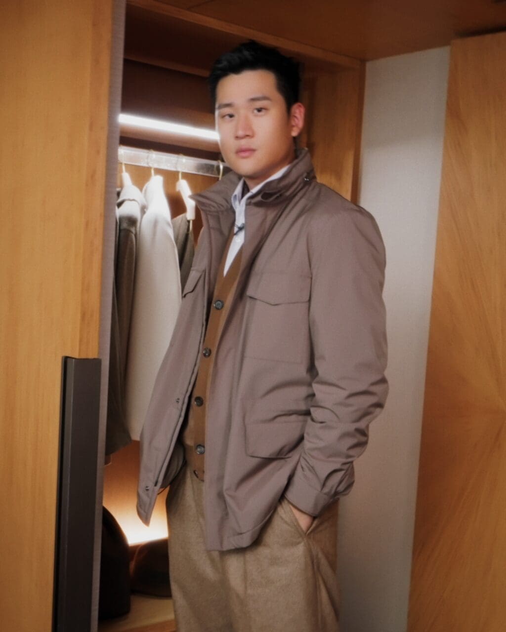 周興哲現身香港參加 Loro Piana 100周年 Pop-Up Store 盛會，接受Vogue Hong Kong 獨家專訪！
