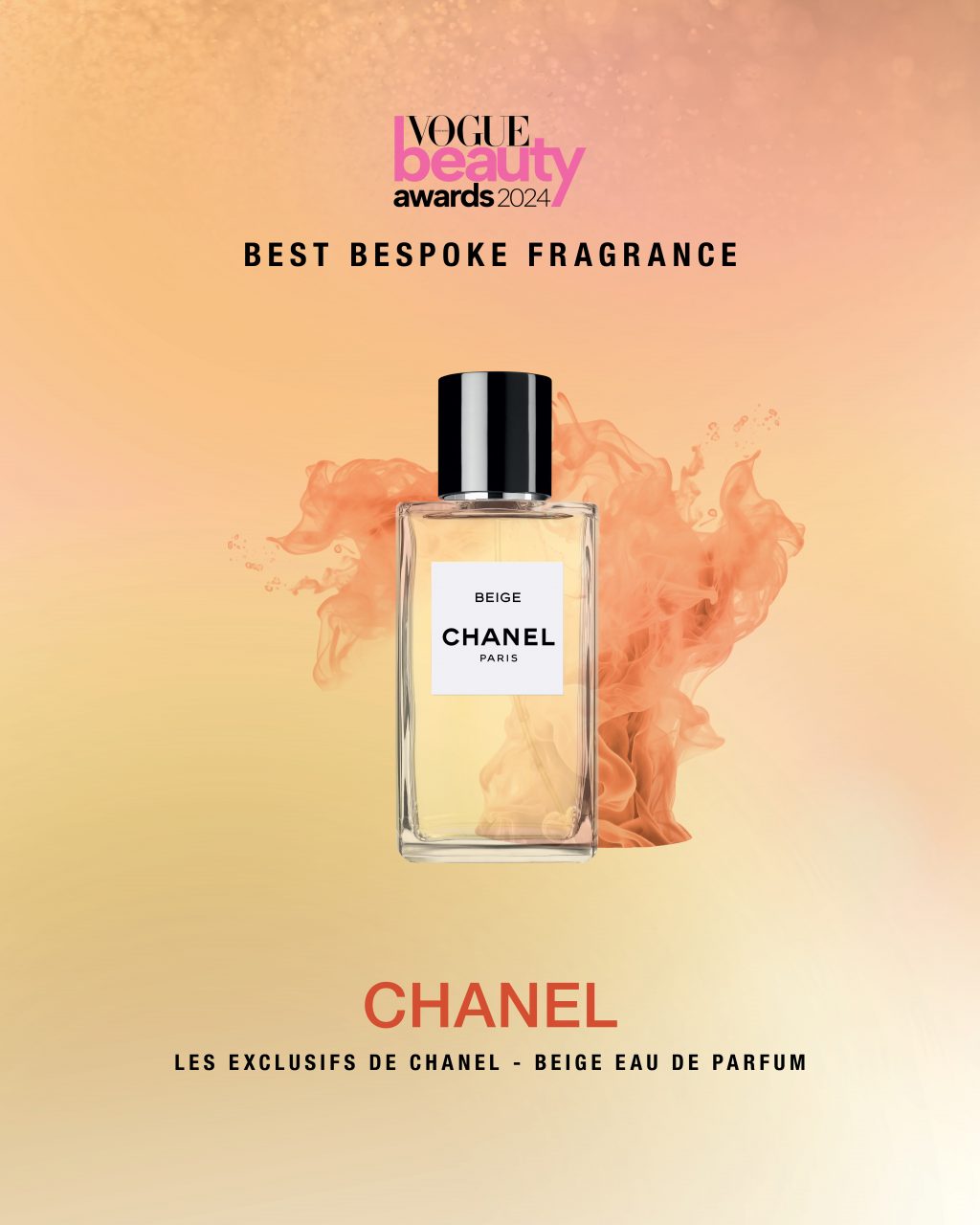 Best Bespoke Fragrance：CHANEL Les Exclusifs De CHANEL「Beige」香水蘊釀著一份極致的優雅感性