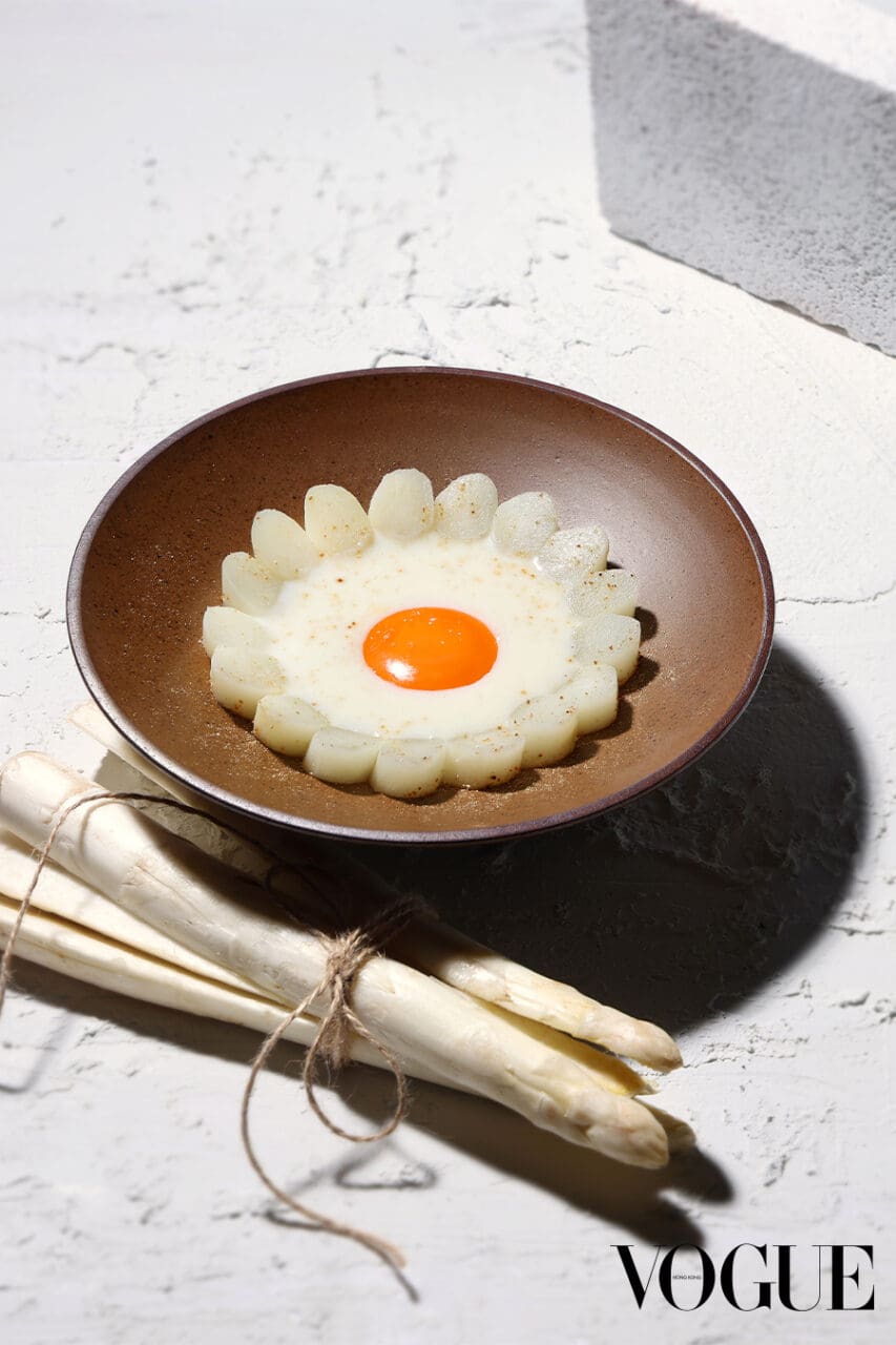 當季白蘆筍的三重詮釋與風味探索，品嚐創新烹飪的藝術