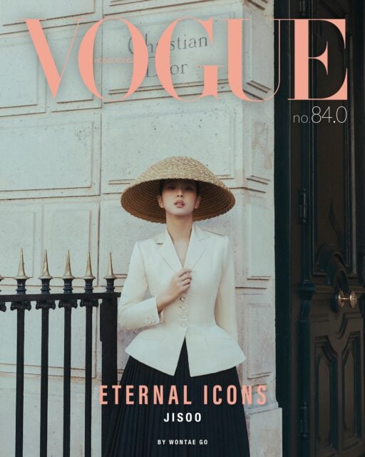 6月刊數碼封面｜當JISOO踏入Dior的時光長廊：從“New Look”到當代女性的美學意藴，重現時裝屋雋永風華