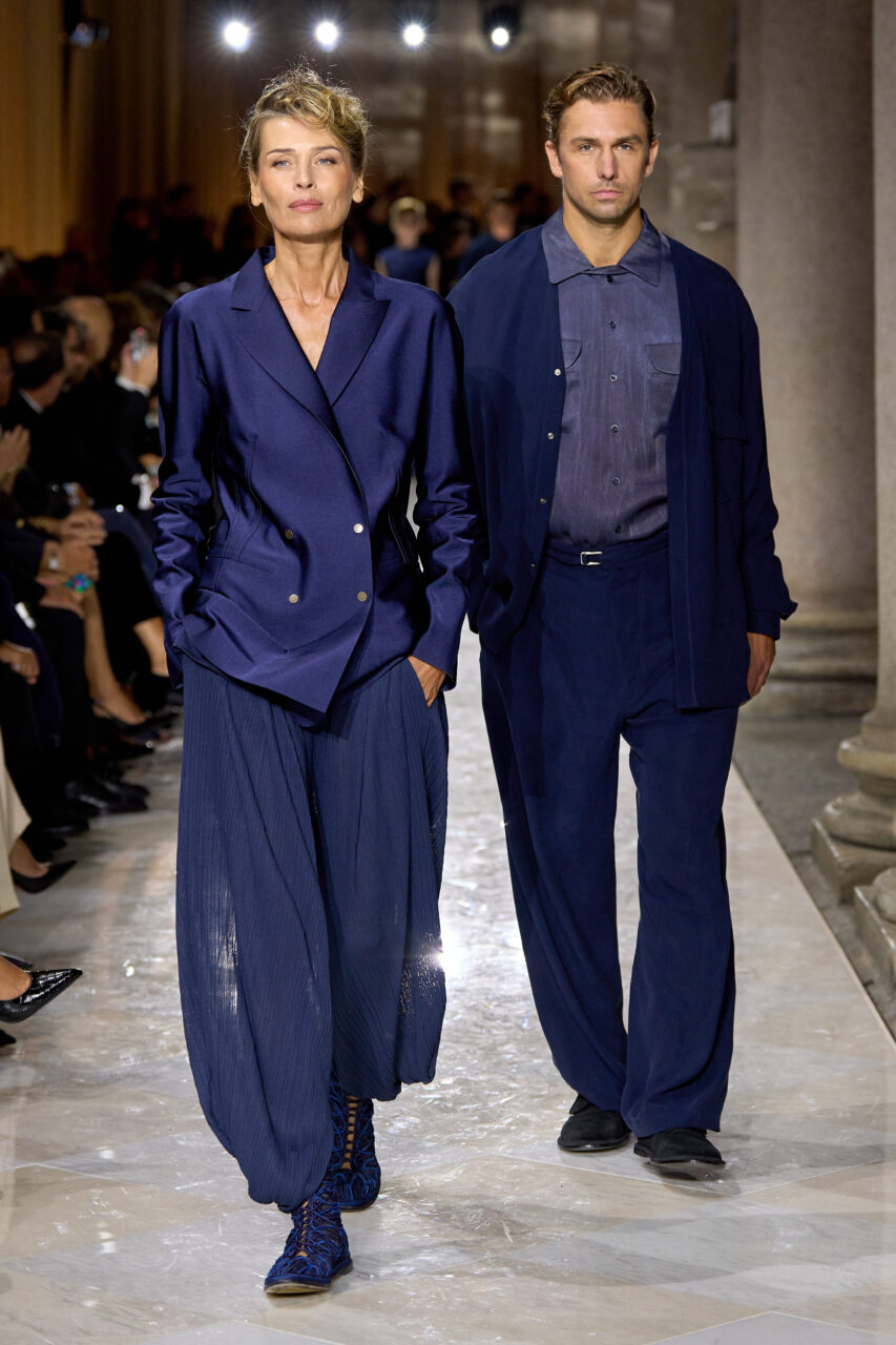 Mystique Eternal: Giorgio Armani’s 50th Anniversary—And Final—Collection Closes Milan