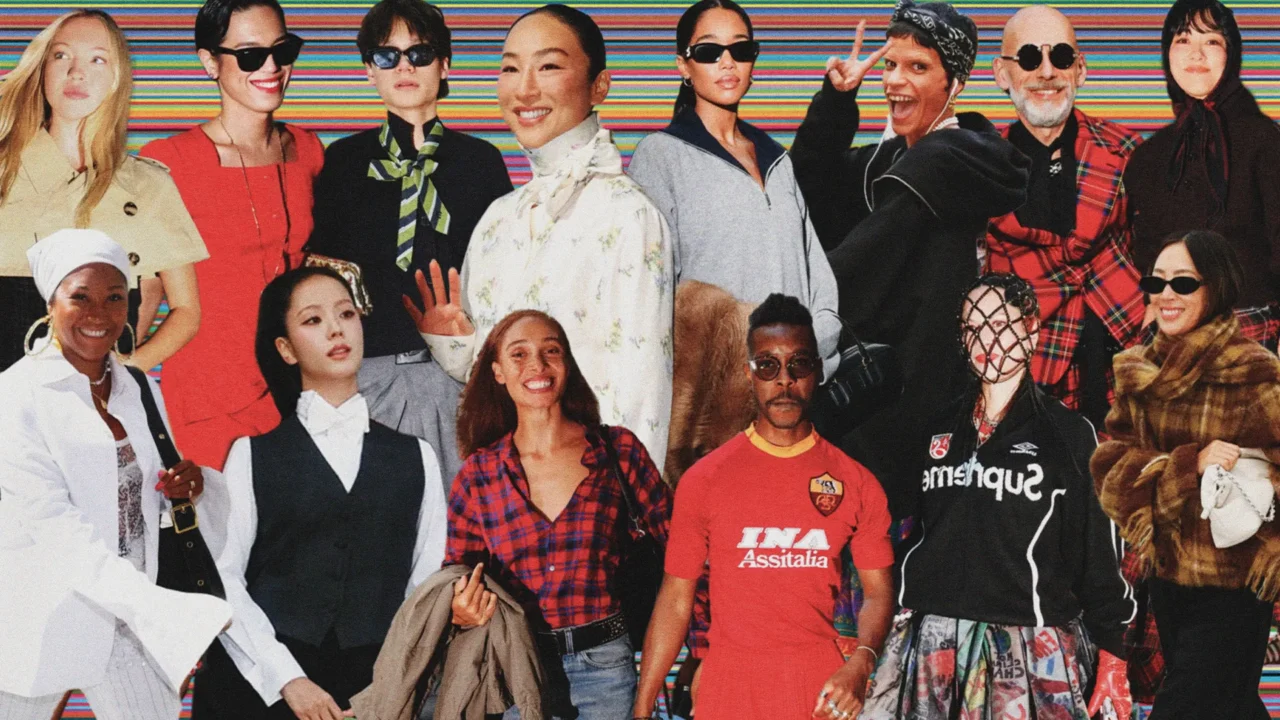 11 個 2026 春夏時裝周街拍潮流趨勢，一文看清街拍關鍵字：臉部彩繪、格紋、蓬鬆裙撐……