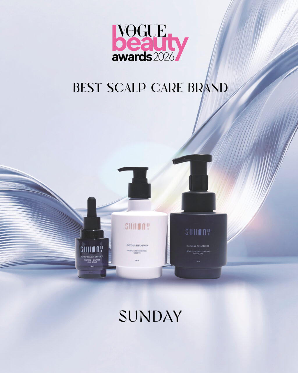 Best Scalp Care Brand:Sunday以雙重護理頭髮產品呵護頭皮、髮絲,徹底顛覆護髮理念
