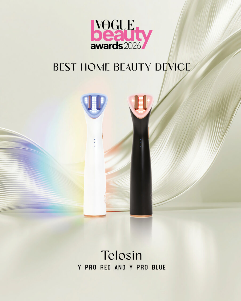 Best Home Beauty Device：在家美容亦可擁有醫美般效果 Telosin Y Pro Red & Blue美容儀再度蟬聯獎項