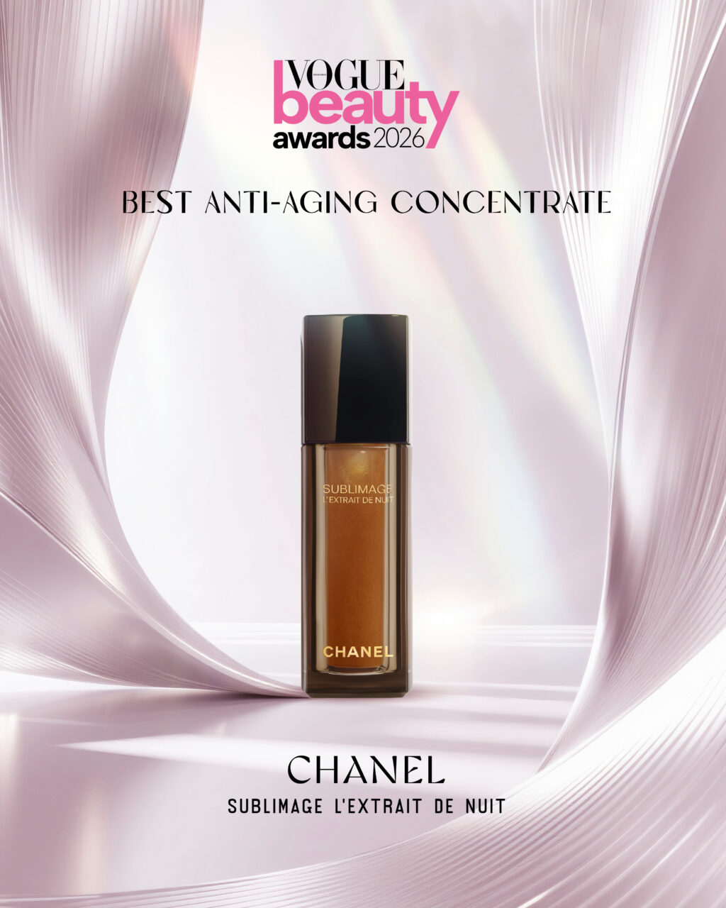 Best Anti-aging Concentrate：以CHANEL皇牌SUBLIMAGE全效再生晚間修復精華 重啟肌膚細胞修復機制