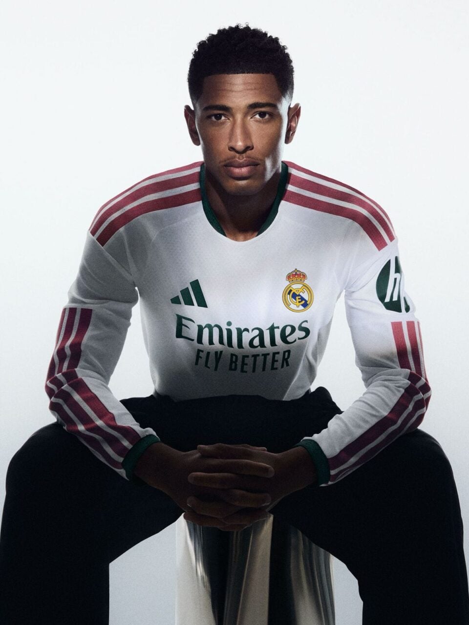 <strong> June 3, 2026 </strong> wearing the Adidas Real Madrid 26/27 Home Authentic Jersey