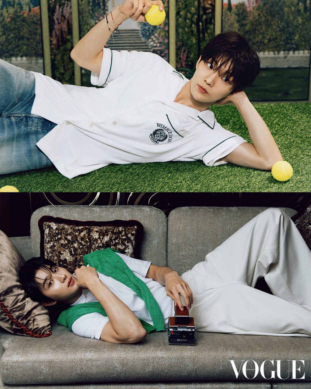 韓國人氣男團 THE BOYZ 成員池昌珉Q 與新生代演員金載原 Kim Jaewon 穿上 Polo Ralph Lauren 全新溫布頓系列，演繹經典和青春的面貌！