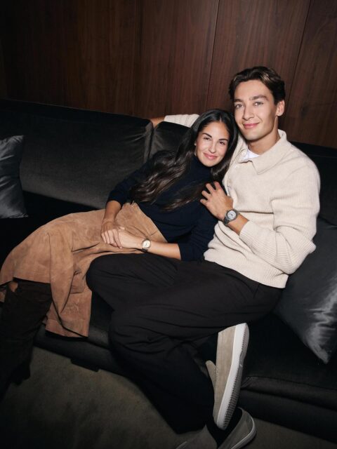 品味上的默契！F1賽車手George Russell與未婚妻Carmen的IWC情侶錶款