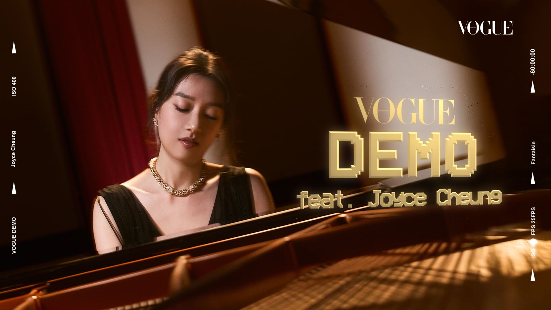 鋼琴家張貝芝 Joyce Cheung 的夢幻聖誕序曲，攜手香港管弦樂團樂手奏響蕭邦名曲《Fantaisie Impromptu》｜VOGUEDemo